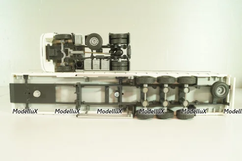 Mercedes-Benz Actros 1841 with semi-trailer "Schenker", white, Tekno 1:50