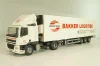 DAF 85 CF tractor with semi trailer "Bakker Logistiek" 2004, white, 53537, Tekno 1:50