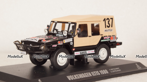 Volkswagen Iltis Paris-Dakar 1980 №137 Fffelmann, DeAgostini 1:43.Kottulinsky-G.Lo