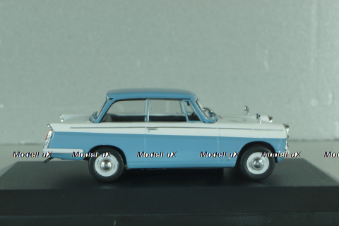 Triumph Herald 1959, blue/white, WB119, WhiteBox 1:43