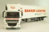 DAF 85 CF tractor with semi trailer "Bakker Logistiek" 2004, white, 53537, Tekno 1:50