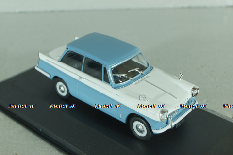 Triumph Herald 1959, blue/white, WB119, WhiteBox 1:43