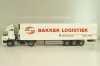 DAF 85 CF tractor with semi trailer "Bakker Logistiek" 2004, white, 53537, Tekno 1:50