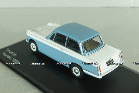 Triumph Herald 1959, blue/white, WB119, WhiteBox 1:43