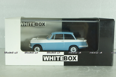 Triumph Herald 1959, blue/white, WB119, WhiteBox 1:43