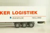 DAF 85 CF tractor with semi trailer "Bakker Logistiek" 2004, white, 53537, Tekno 1:50