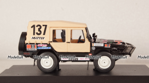 Volkswagen Iltis Paris-Dakar 1980 №137 Fffelmann, DeAgostini 1:43.Kottulinsky-G.Lo