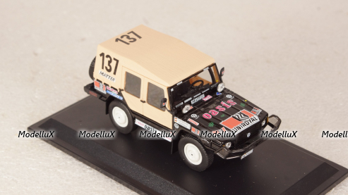 Volkswagen Iltis Paris-Dakar 1980 №137 Fffelmann, DeAgostini 1:43.Kottulinsky-G.Lo
