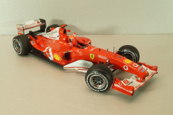 Ferrari F2003-GA Michael Schumacher (999 Grand Prix Points) Winner Canadian GP 2003, dirty version, Hot Wheels 1:18