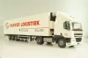 DAF 85 CF tractor with semi trailer "Bakker Logistiek" 2004, white, 53537, Tekno 1:50