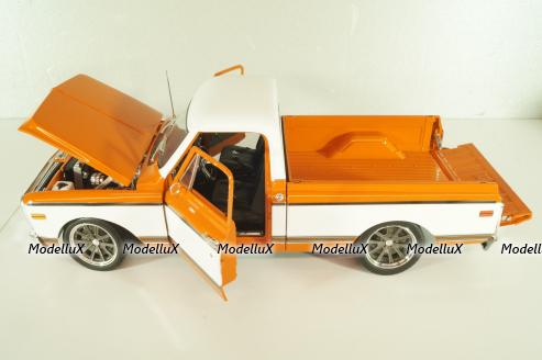 Chevrolet C-10 Custom LS Powered, red/white, L.E 450 pcs, A1807221, ACME 1:18