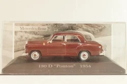 Mercedes-Benz 180 D Ponton (W120) 1954, maroon, MBOMS014, Mercedes-Benz Offizielle Modell Sammlung #14, Altaya 1:43 Уценка!