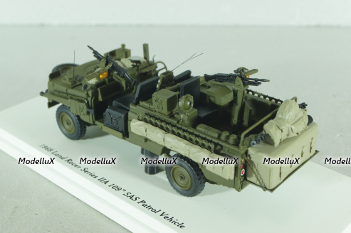 Land Rover Series IIA 109" SAS Patrol Vehicle 1968, green, TSM144327, TSM 1:43