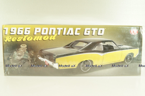 Pontiac GTO Restomod, yellow/black, L.E 480 pcs, A1801219, ACME 1:18