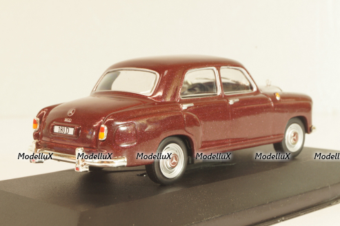 Mercedes-Benz 180 D Ponton (W120) 1954, maroon, MBOMS014, Mercedes-Benz Offizielle Modell Sammlung #14, Altaya 1:43 Уценка!
