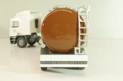ERF EC 10 tractor with semi tank trailer "Rolo Nestle" 1997, white/chrome, 9203, Tekno 1:50