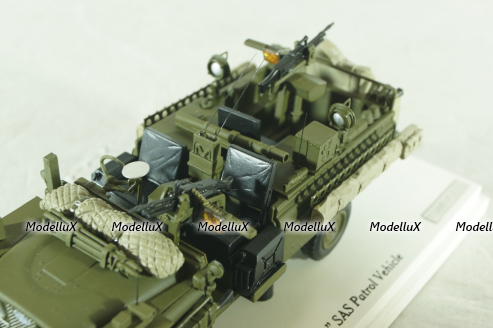 Land Rover Series IIA 109" SAS Patrol Vehicle 1968, green, TSM144327, TSM 1:43