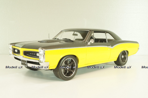 Pontiac GTO Restomod, yellow/black, L.E 480 pcs, A1801219, ACME 1:18