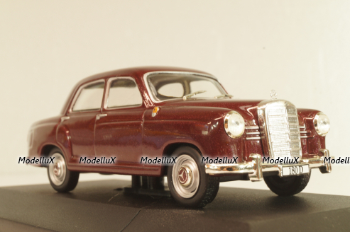 Mercedes-Benz 180 D Ponton (W120) 1954, maroon, MBOMS014, Mercedes-Benz Offizielle Modell Sammlung #14, Altaya 1:43 Уценка!