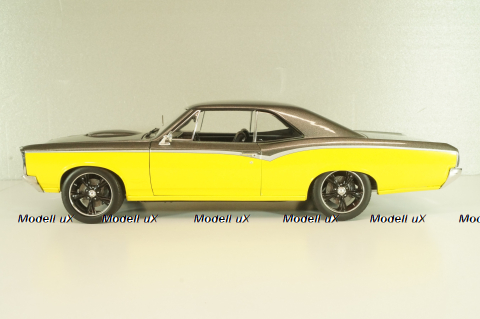 Pontiac GTO Restomod, yellow/black, L.E 480 pcs, A1801219, ACME 1:18
