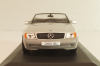 Mercedes-Benz 500 SL Roadster (R129) 1989, Silver, MBOMS036, Altaya, Mercedes-Benz Offizielle Modell Sammlung #36, 1:43