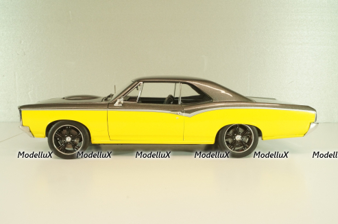 Pontiac GTO Restomod, yellow/black, L.E 480 pcs, A1801219, ACME 1:18