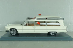 Cadillac S&S High Top Ambulance, white, 43894, NEO 1:43