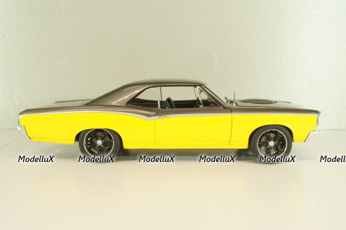 Pontiac GTO Restomod, yellow/black, L.E 480 pcs, A1801219, ACME 1:18