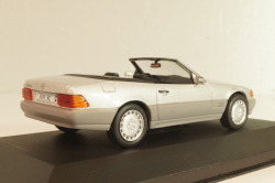 Mercedes-Benz 500 SL Roadster (R129) 1989, Silver, MBOMS036, Altaya, Mercedes-Benz Offizielle Modell Sammlung #36, 1:43