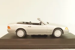 Mercedes-Benz 500 SL Roadster (R129) 1989, Silver, MBOMS036, Altaya, Mercedes-Benz Offizielle Modell Sammlung #36, 1:43
