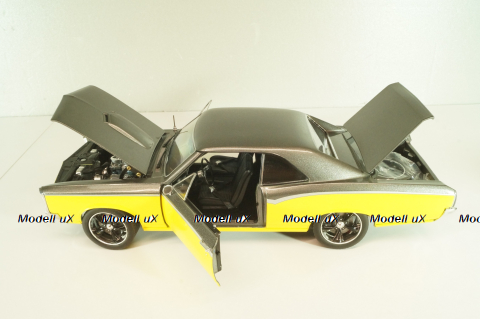 Pontiac GTO Restomod, yellow/black, L.E 480 pcs, A1801219, ACME 1:18