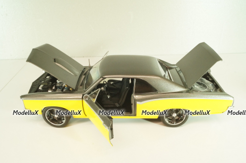 Pontiac GTO Restomod, yellow/black, L.E 480 pcs, A1801219, ACME 1:18