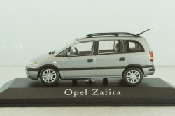 Opel Zafira 1999, silver, Minichamps 1:43