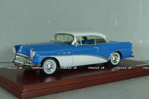 Buick Century Coupe 1954, blur/white, TSM114337, TSM 1:43
