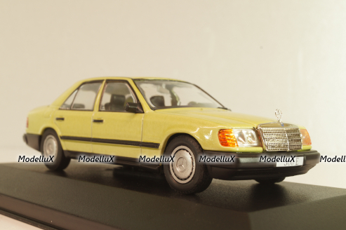 Mercedes-Benz 300 E (W124) 1984, light green, MBOMS049, Mercedes-Benz Offizielle Modell Sammlung #49, Altaya 1:43
