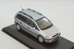 Opel Zafira 1999, silver, Minichamps 1:43