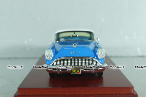 Buick Century Coupe 1954, blur/white, TSM114337, TSM 1:43