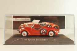 Mercedes 150 Sport Roadster 1935, red, MBOMS017, Mercedes-Benz Offizielle Modell-Sammlung #17, Altaya 1:43 Уценка!