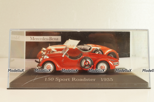 Mercedes 150 Sport Roadster 1935, red, MBOMS017, Mercedes-Benz Offizielle Modell-Sammlung #17, Altaya 1:43 Уценка!