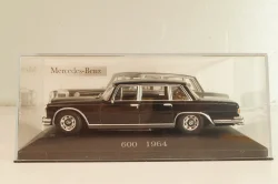 Mercedes-Benz 600 (W100) 1964, black, Altaya, MBOMS056, Mercedes-Benz Offizielle Modell Sammlung #56, 1:43