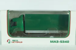 Маз-5340 бортовой с тентом, 101173, АвтоИстория 1:43