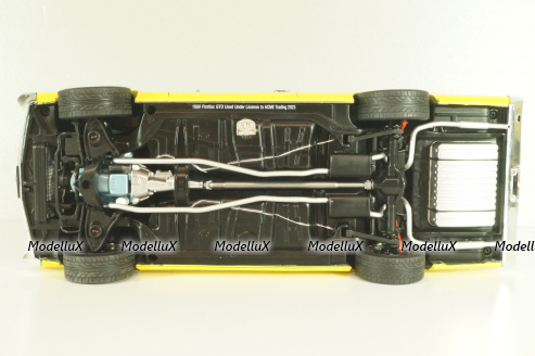Pontiac GTO Restomod, yellow/black, L.E 480 pcs, A1801219, ACME 1:18
