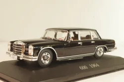 Mercedes-Benz 600 (W100) 1964, black, Altaya, MBOMS056, Mercedes-Benz Offizielle Modell Sammlung #56, 1:43