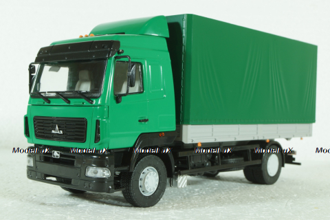 Маз-5340 бортовой с тентом, 101173, АвтоИстория 1:43
