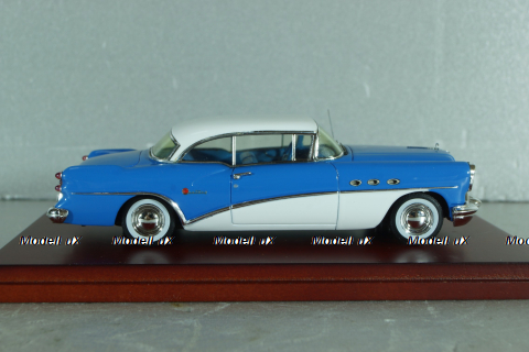 Buick Century Coupe 1954, blur/white, TSM114337, TSM 1:43
