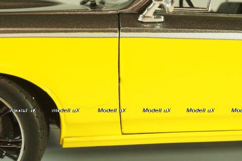 Pontiac GTO Restomod, yellow/black, L.E 480 pcs, A1801219, ACME 1:18