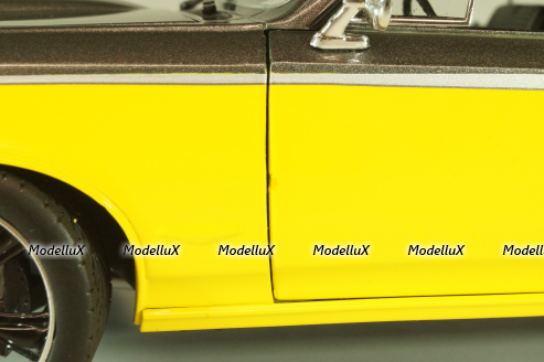 Pontiac GTO Restomod, yellow/black, L.E 480 pcs, A1801219, ACME 1:18