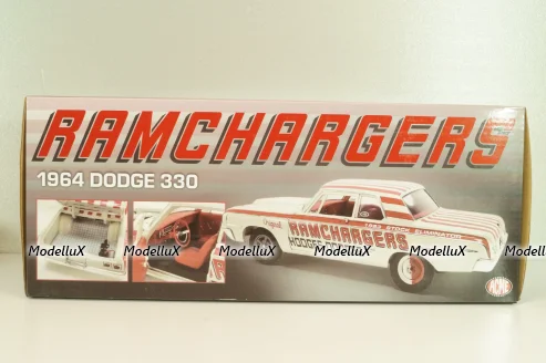 Dodge 330 Ramchargers 1964, white, L.E 504 pcs, A1806900, ACME 1:18