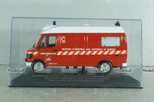 Mercedes-Benz 308D Sapeurs Pompiers Sapeurs Pompiers Cogolin, (Ambulance) 1981, IXO 1:43