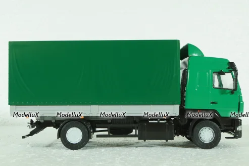 Маз-5340 бортовой с тентом, 101173, АвтоИстория 1:43
